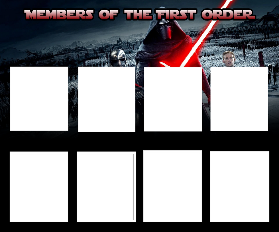 First Order Members Template by The-JMP on DeviantArt