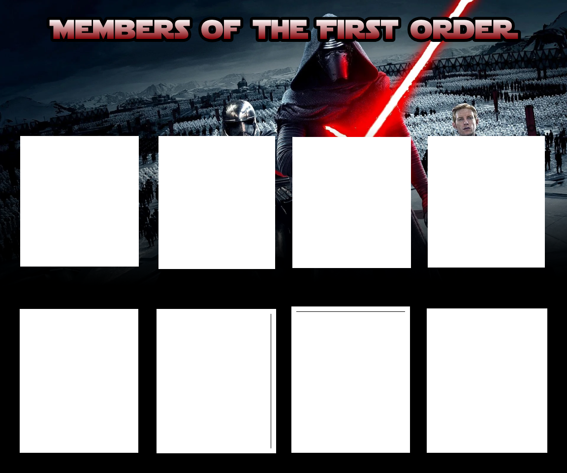 First Order Posts First Order Members Template by The-JMP on DeviantArt