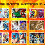 Mega Man X Events that happened in the JRV 1