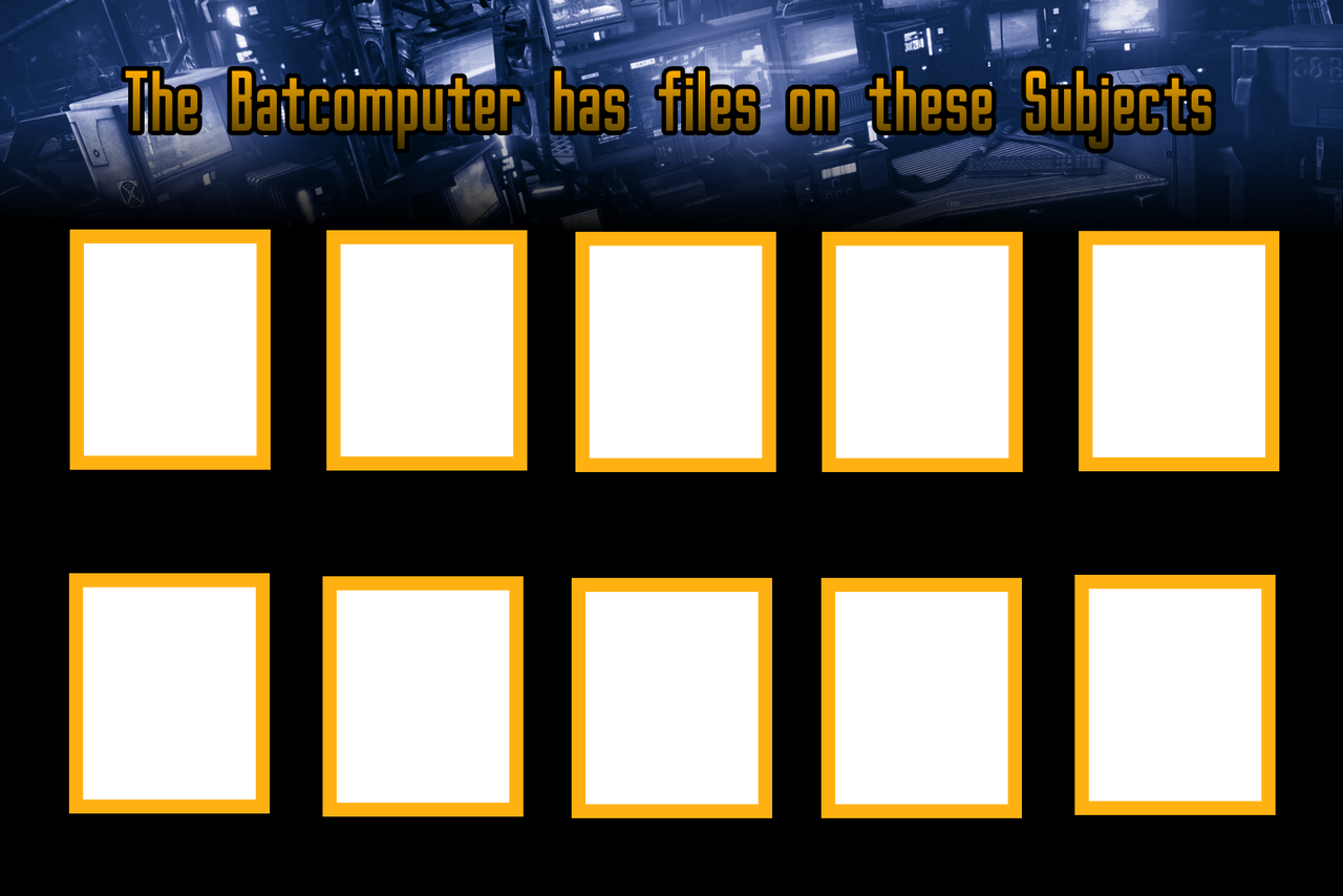 Batcomputer Deviantart Batcomputer Subjects Template by The-JMP on DeviantArt