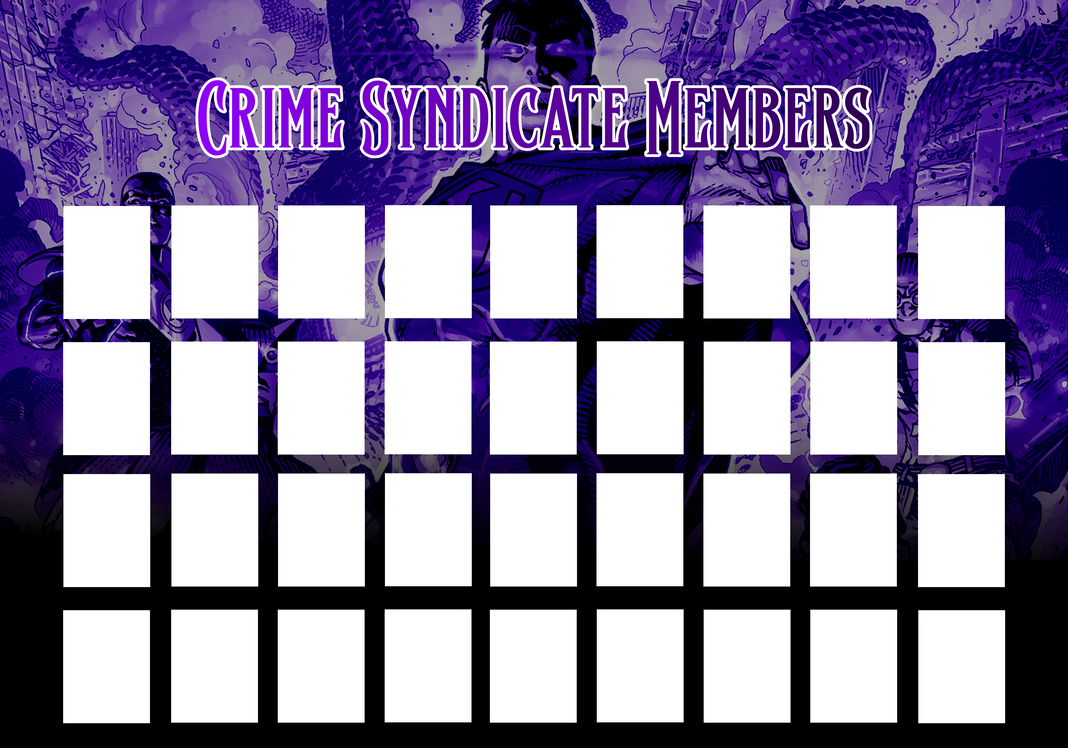Goon Lock Crime Syndicate Members Template Large by The-JMP on DeviantArt