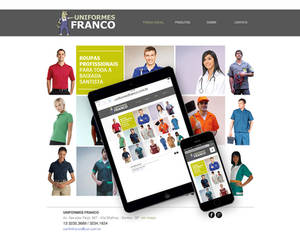 Novo site Uniformes Franco