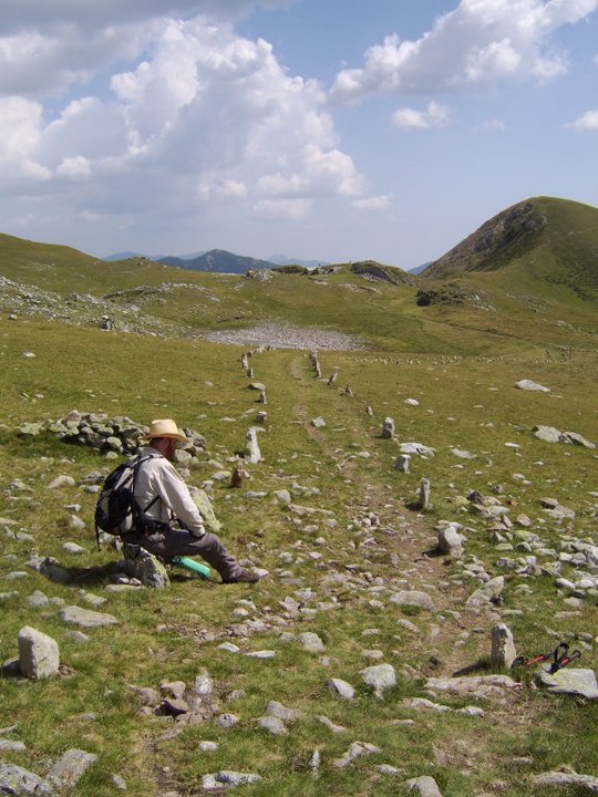 me in the road to Colle del Sabbione