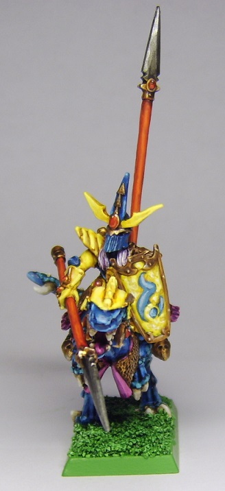 Realm of Chaos: Cold One Rider of Tzeentch (front)