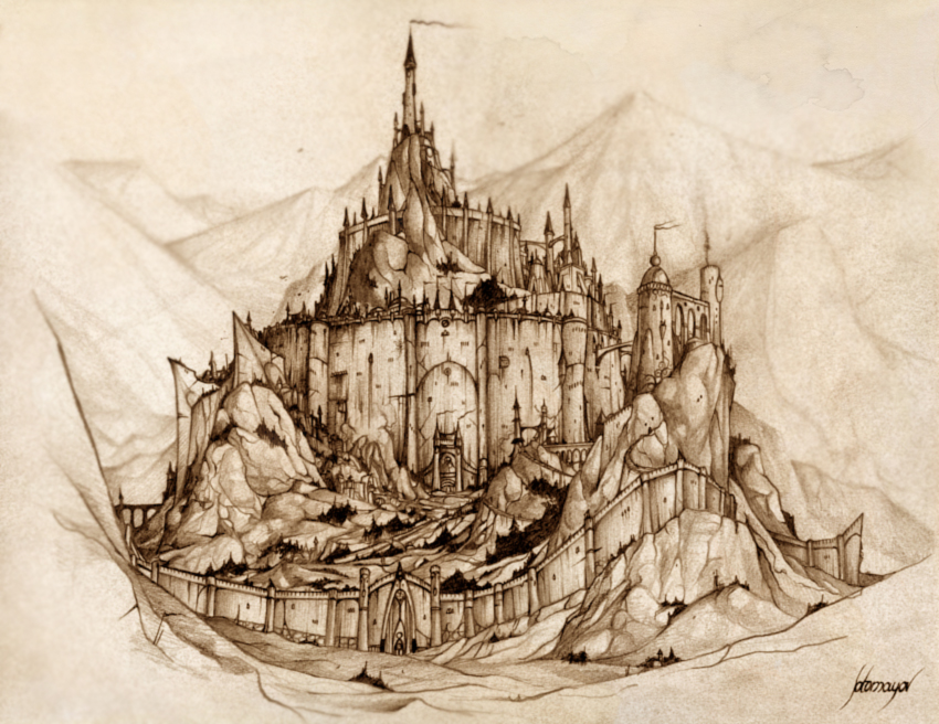 MINAS TIRITH by AbePapakhian on DeviantArt