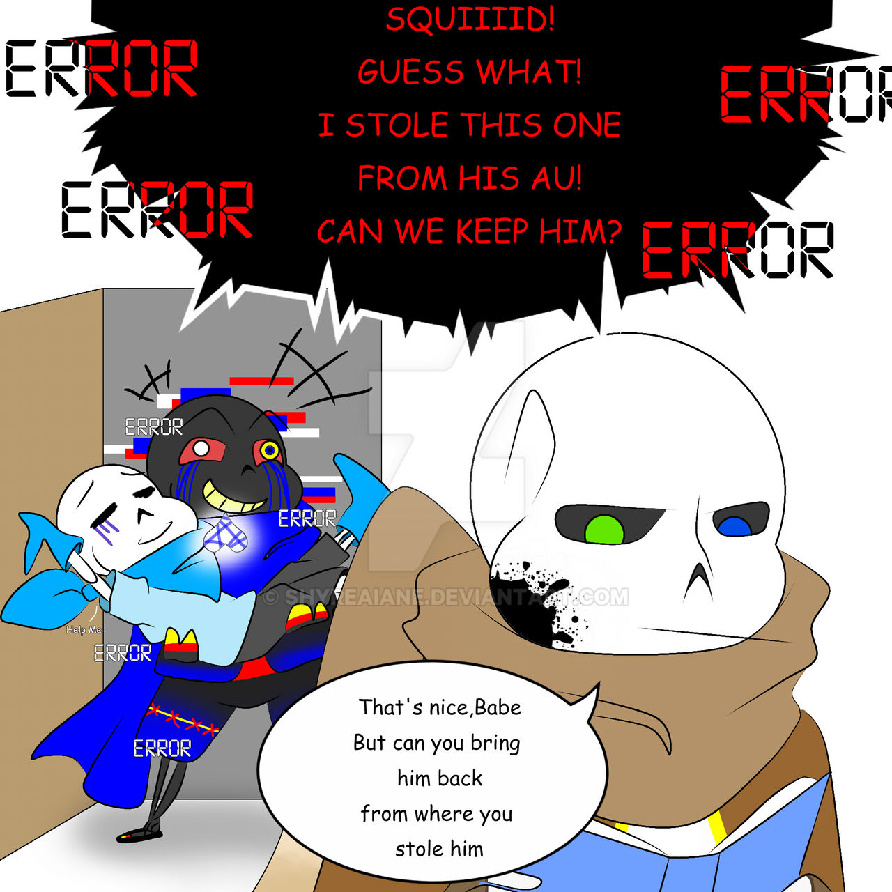 Draw the Squad (Undertale AU) by ShyReaiane on DeviantArt