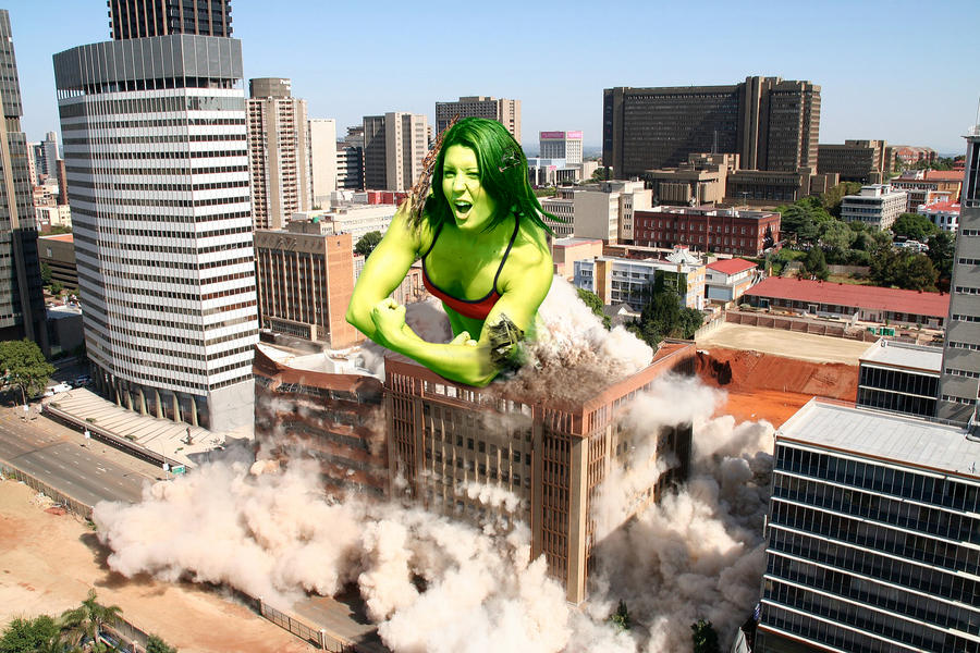 Giant She Hulk By The WonderSlug On DeviantArt.