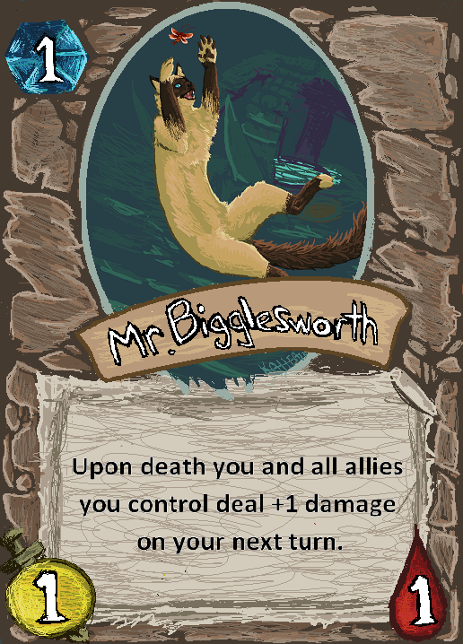 Mr. Bigglesworth Card