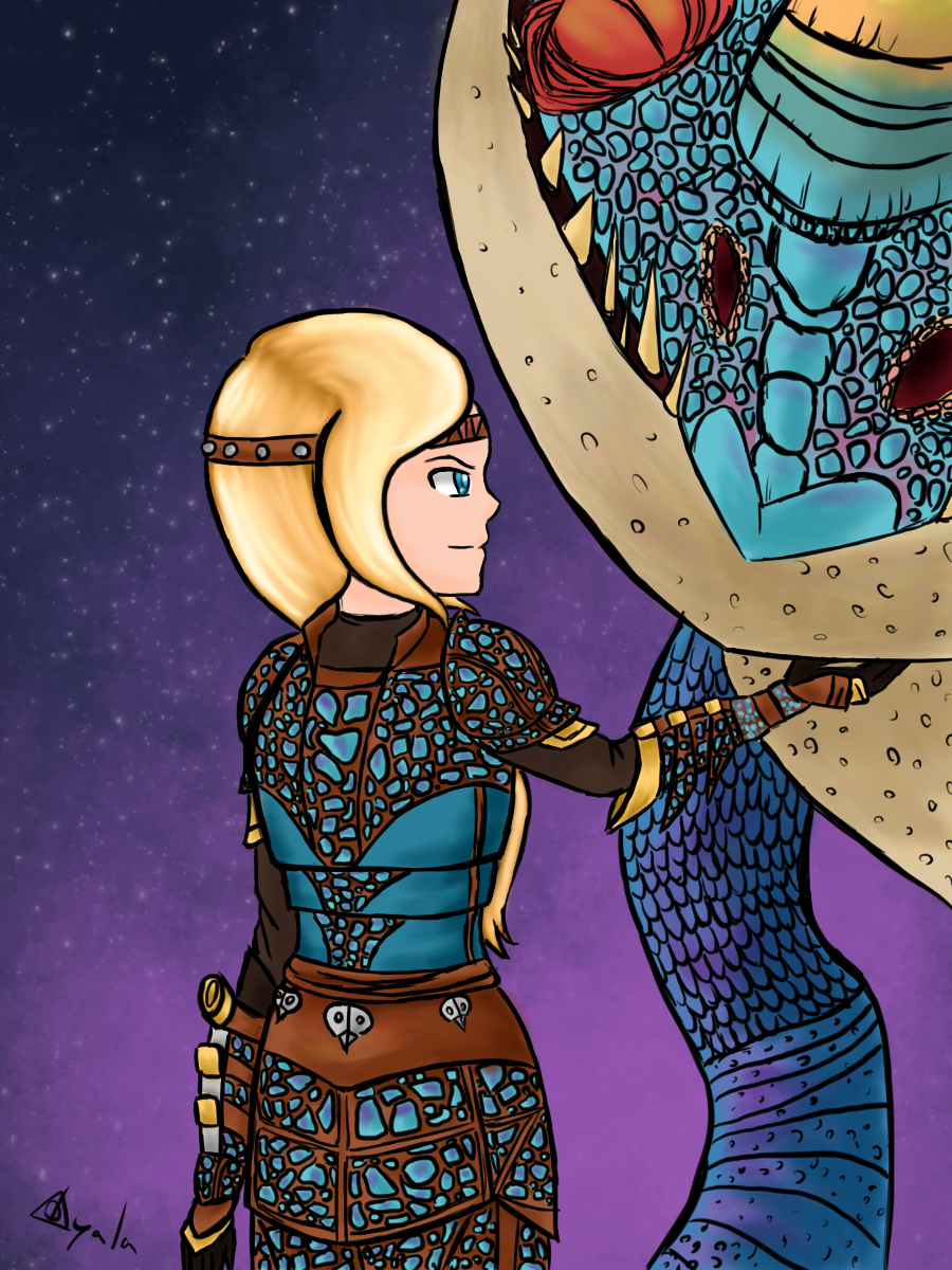 Stormfly Deviantart Astrid and Stormfly by ayala7 on DeviantArt