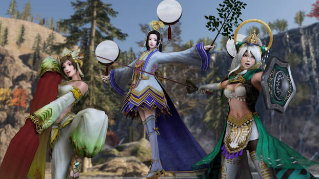 Goddesses in WO3