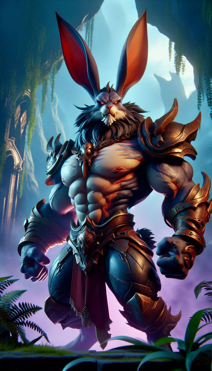Fantasy-Art-Mr. Rabbit - Malevolent by muttleybear16 on DeviantArt