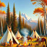 First Nations-Art---Springtime Camp