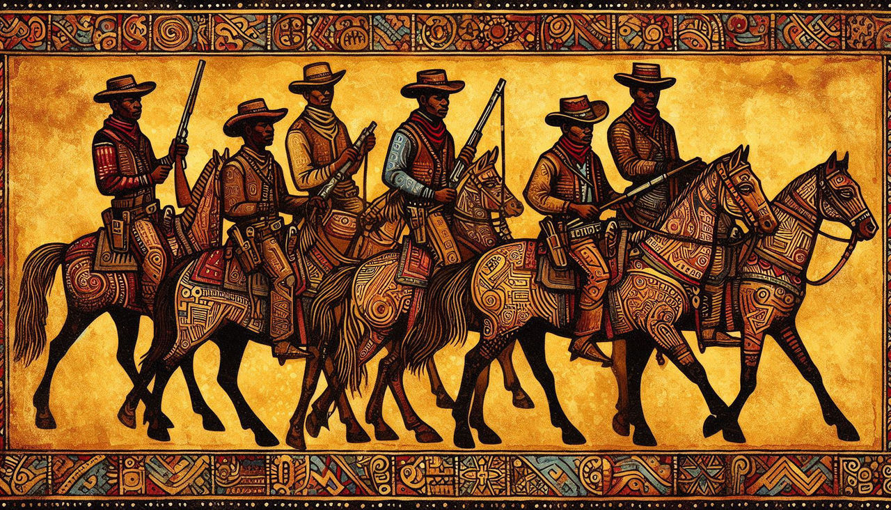 Codex Style Drawing Cowboys in the style of Codex Sinaiticus Art by muttleybear16 on DeviantArt