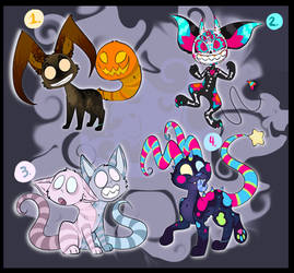 Halloween adoptables! OPEN