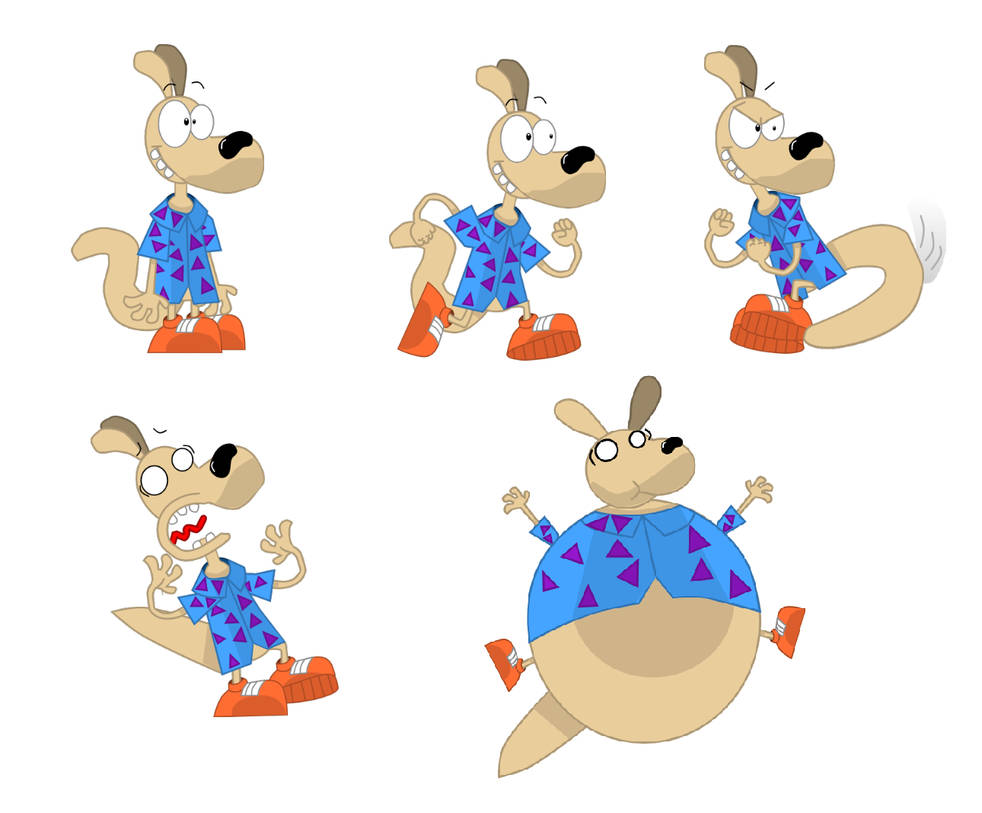 Rocko in Rayman Origins style by ZacharytheRockoGuy on DeviantArt