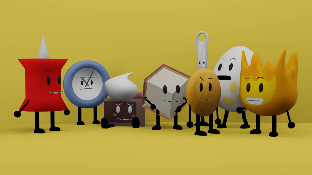 Bfdi Model Sheet BFDI/BFB 3D model pack - The Losers! by ZacharytheRockoGuy on DeviantArt