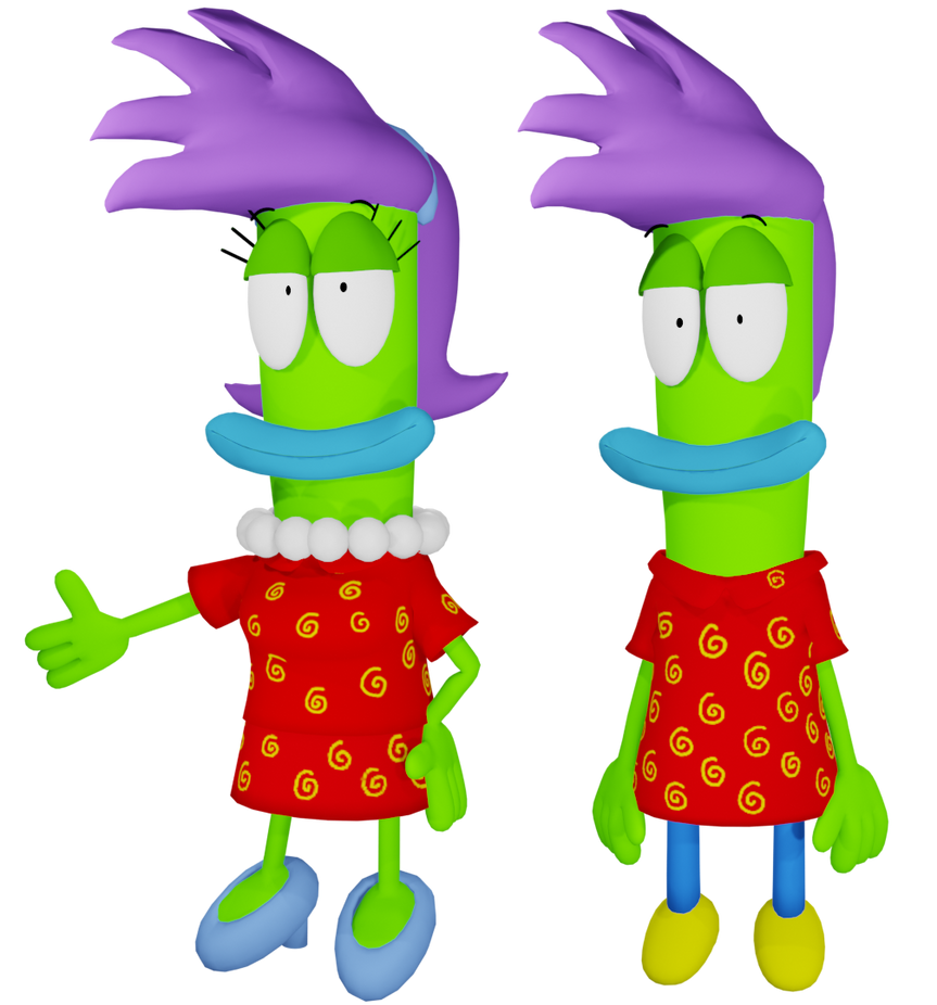 3D Model Downloads - Rachel/Ralph Bighead by ZacharytheRockoGuy on ...