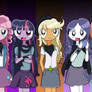 Mean 6 from My little pony Version Equestria Girls