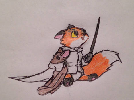 Art trade: little ash the fox