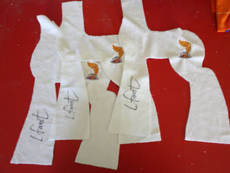 3x pattern pieces for 50cm Fausticorn signed