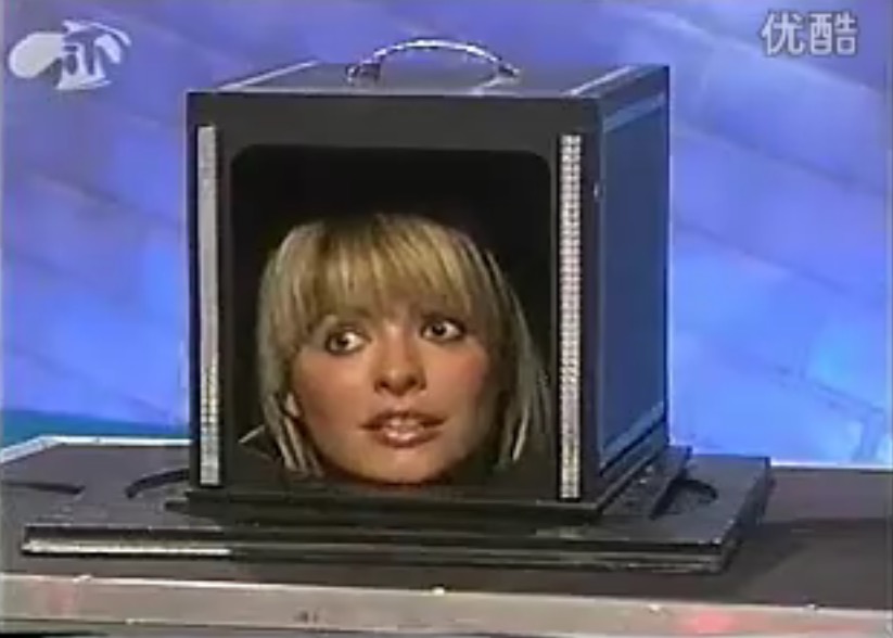 Holly's disembodied head appears looking startled by michaell-jones888 ...