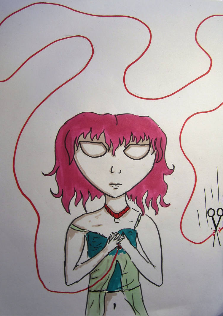 The Red String of Fate by Sparklingowlicorn on DeviantArt