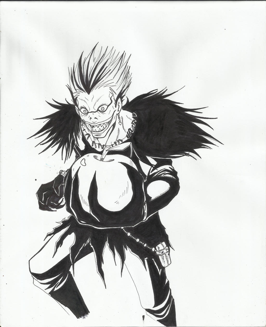 Ryuk el shinigame, Death Note, Fan Art by joanscar14 on DeviantArt