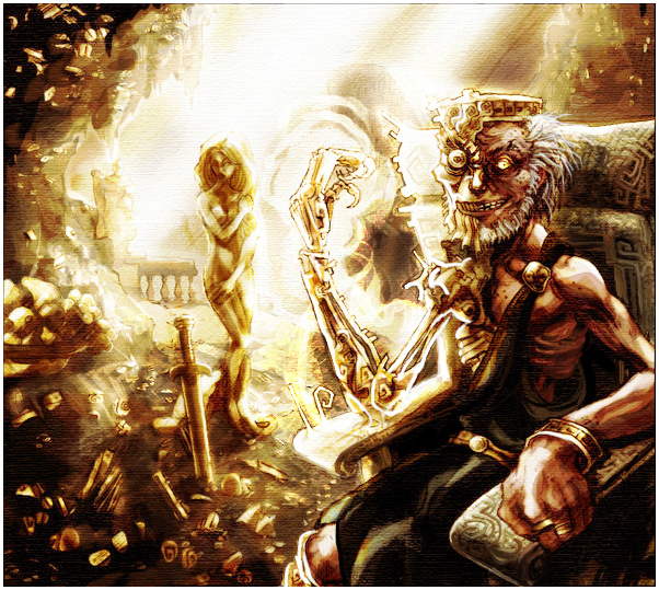 Hand of the Gods: Touch of Midas by Eksafael on DeviantArt
