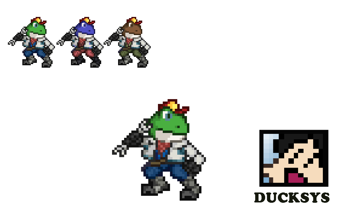 Slippy (Ssf2 Style) by Ducksysys on DeviantArt