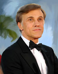 Christoph Waltz Digital Portrait