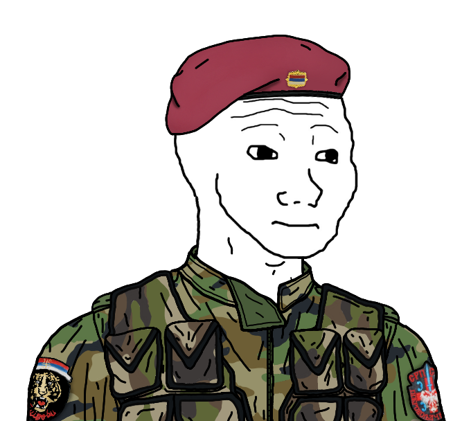 Serbian soldier Wojak by VBBB75 on DeviantArt