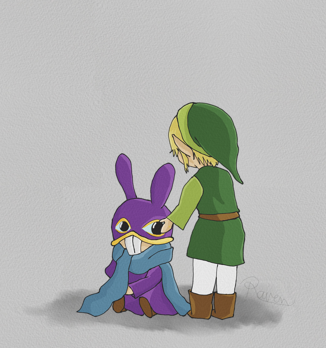 Link And Ravio Rabbit Link and Ravio by tonguetiedraven on DeviantArt