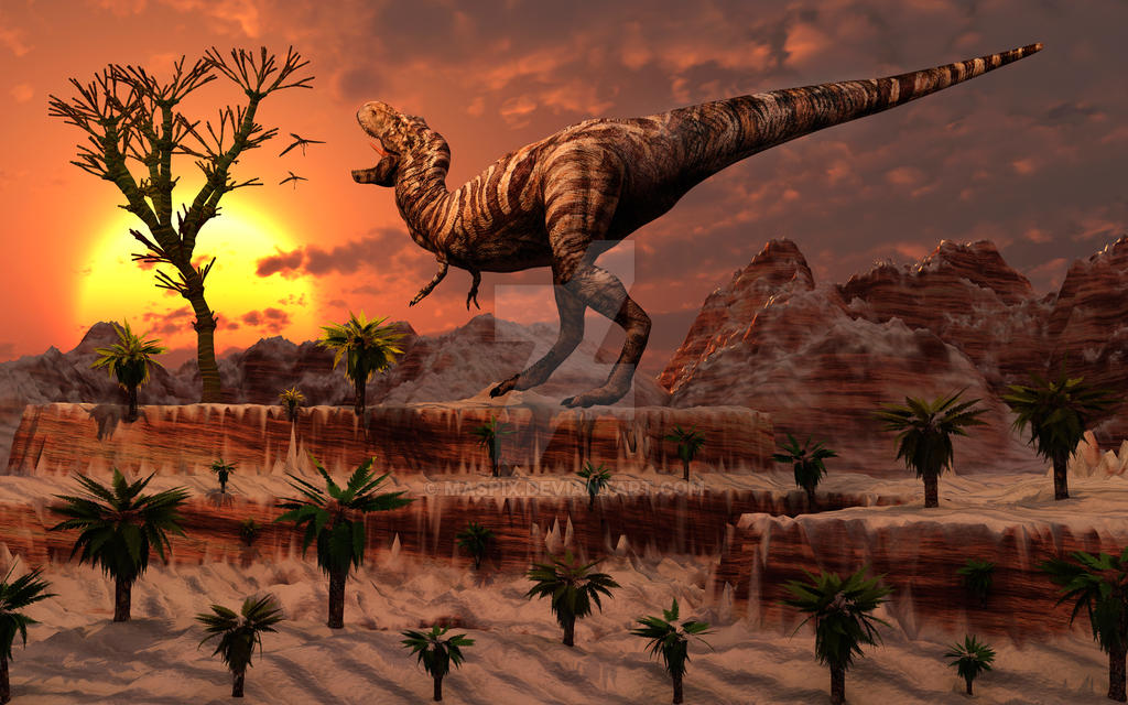 T.Rex Calling Out,To A Possible Mate. by MasPix T.Rex Calling Out,To A Possible Mate. by MasPix