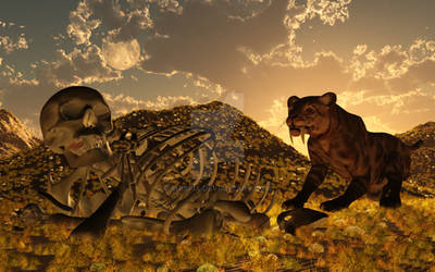 A Saber-Toothed Cat,Discovering Human Remains