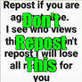 DON'T Repost This (Read Description)