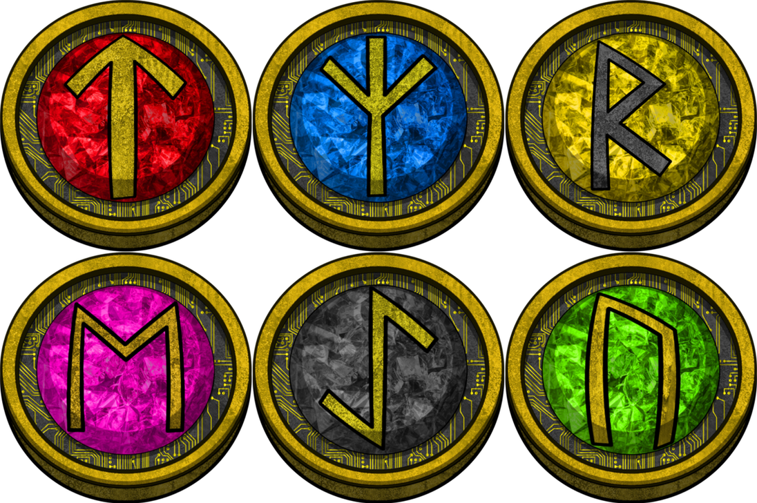 Open Source: The Six Rune Coins by Amanacer-Fiend0 on DeviantArt