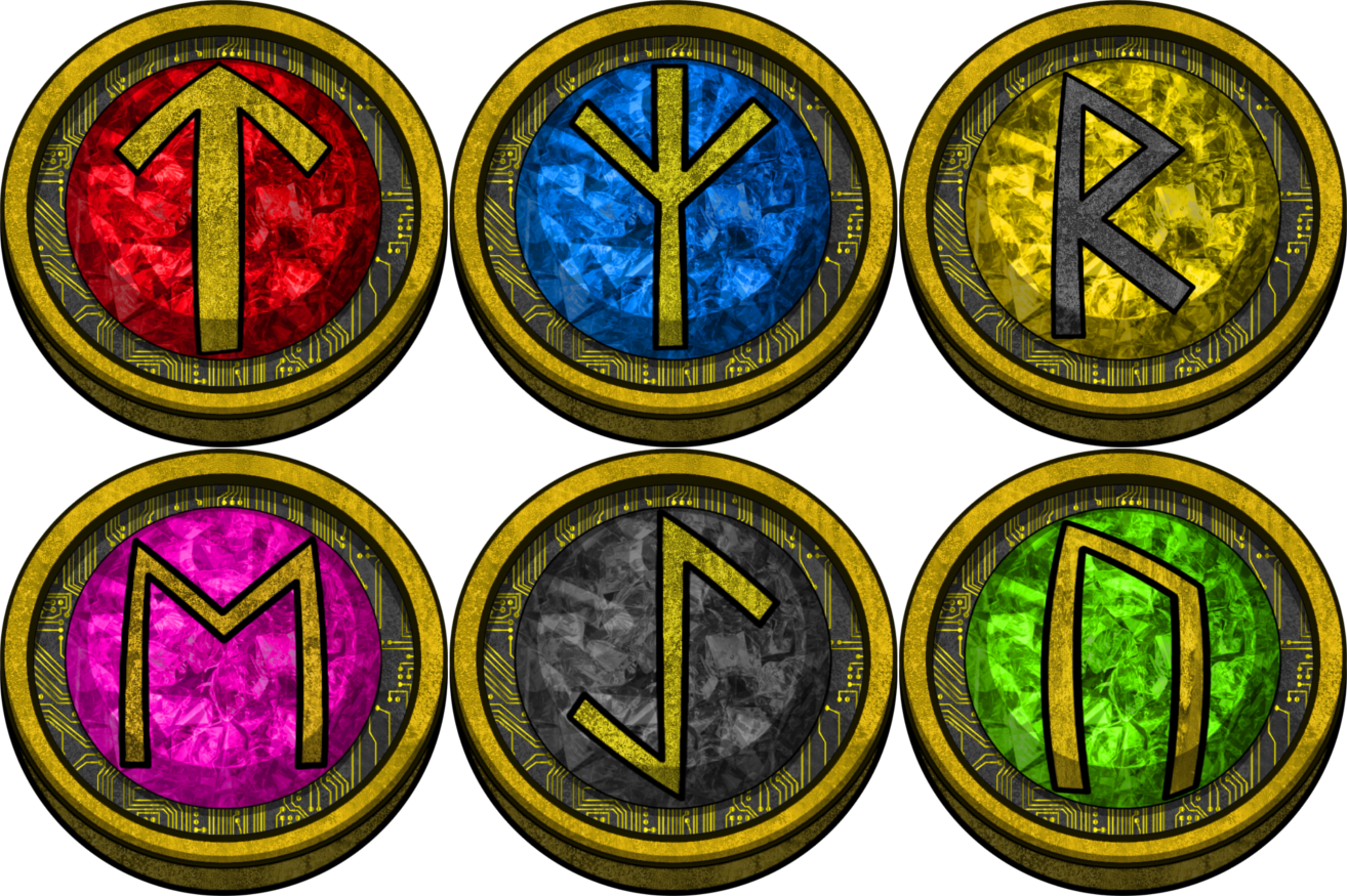 Open Source: The Six Rune Coins by Amanacer-Fiend0 on DeviantArt