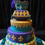 masquerade cake