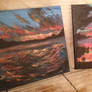 Acrylic Sunset Paintings