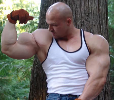 Gloved Bicep Flex