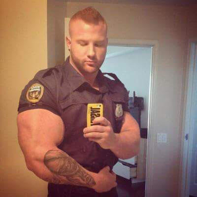 Muscular Riot Cop Cop Muscles by BigBergMan on DeviantArt