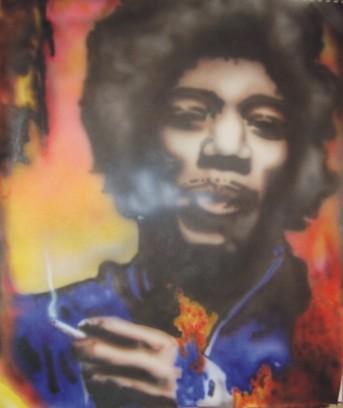 Hendrix smoking