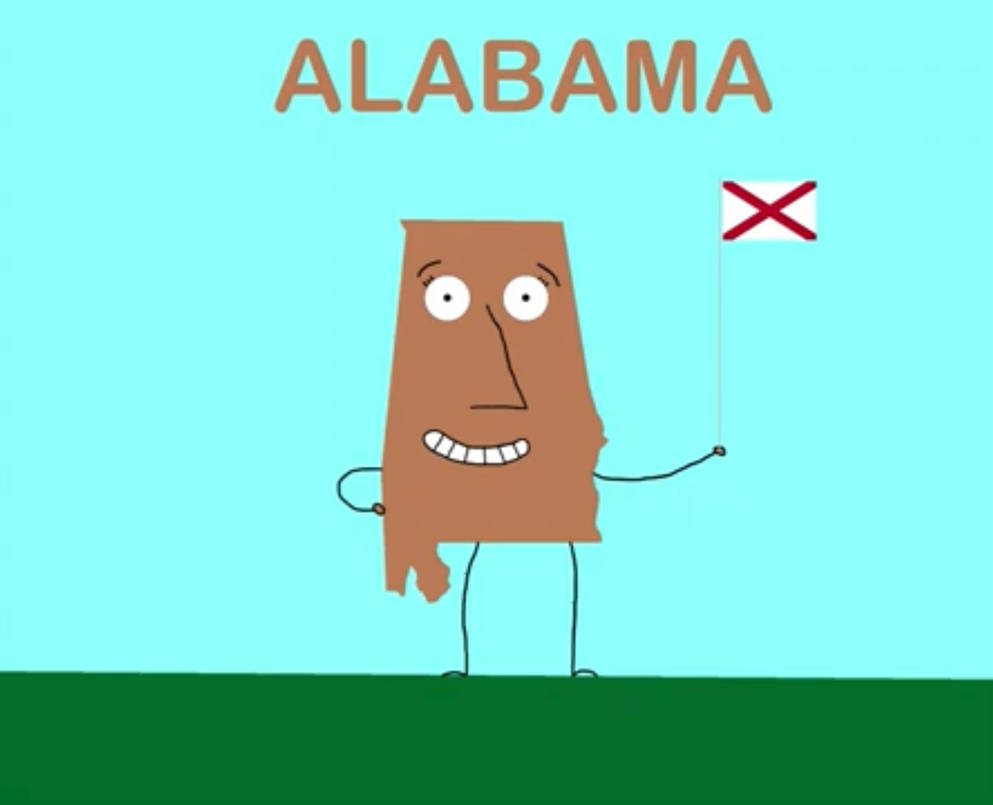 Deviantart Al Alabama and her flag by JamesCardin95 on DeviantArt