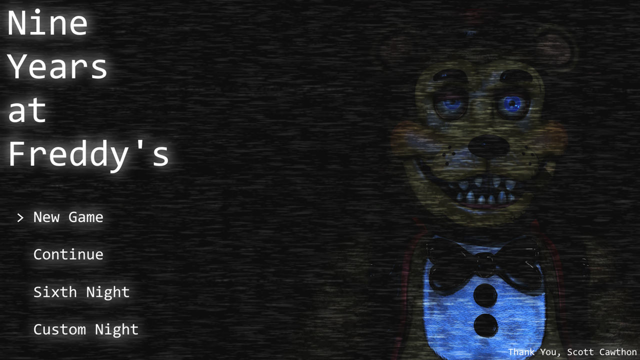 FNaF 2 Main Menu