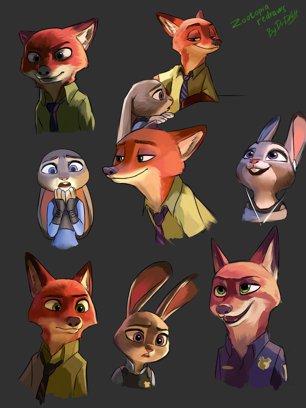 Zootopia Rats Drawings Zootopia sketches redraw by Di-Dash on DeviantArt