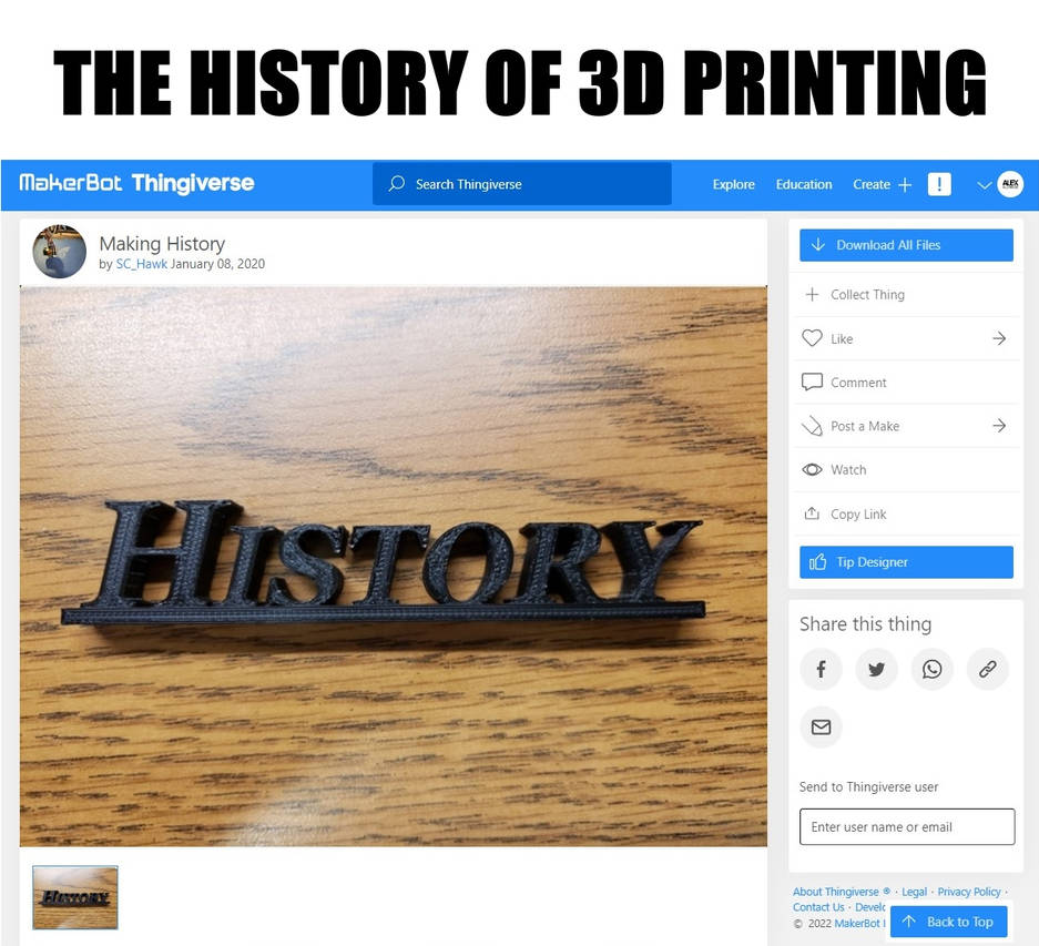 3D Printing History Meme by s0urceduty on DeviantArt