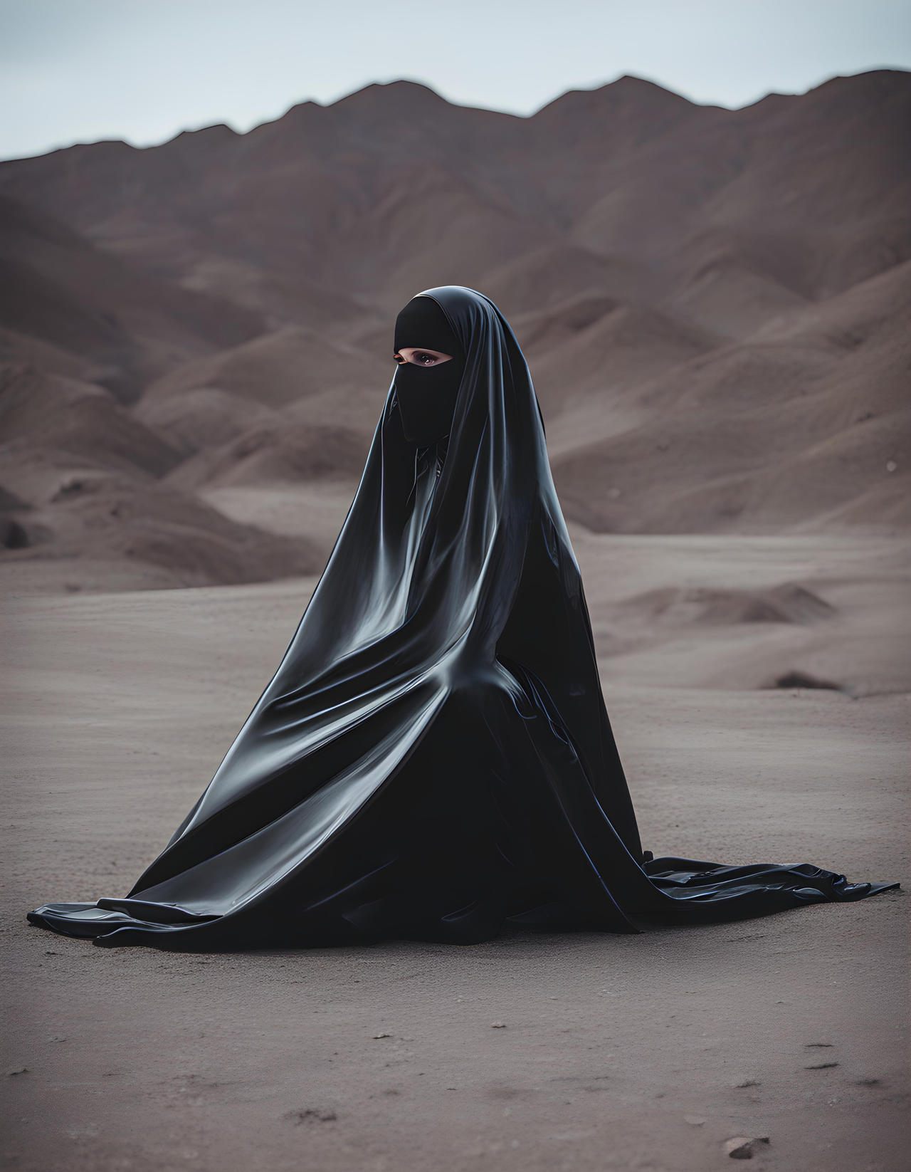 The Latex burqa by Veillover19 on DeviantArt