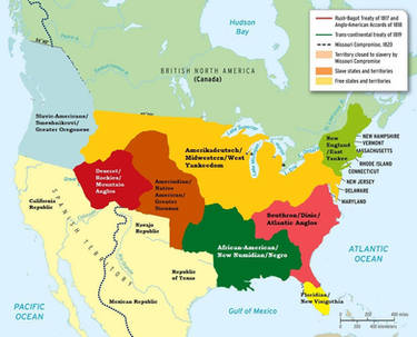 Oversimplified Cultural groups of USA