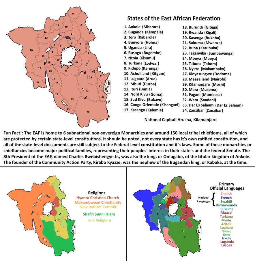 States of the EAF | African Warlord Period TL by Peter-MacPherson on ...
