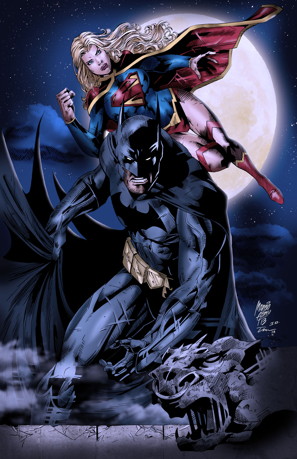 Batman and Supergirl